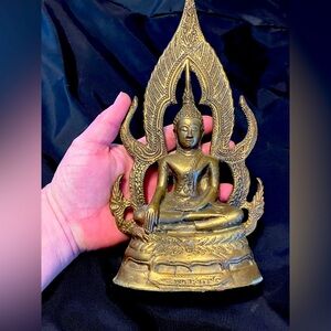 Antique Burma Southeast Asian Seating Buddha Statue